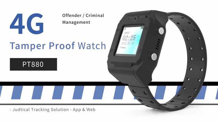 Thinkrace android smartwatch with SIM card gpstrackingwristband 4gb 5gb  smart bracelet Tamper-proof GPS tracker for offender