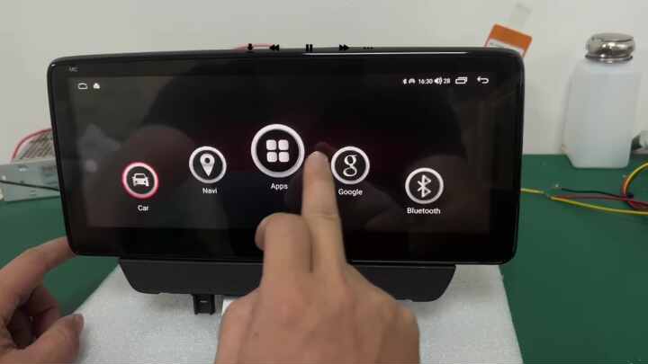 10.25インチ Android 13 車載マルチメディアプレーヤー ラジオ GPS