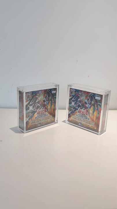 yugioh booster box protector YuGiOh! Burst Protocol Case (12 Boxes) (1st Edition) EternaCards A new Graveyard Clear PET Box Protector for