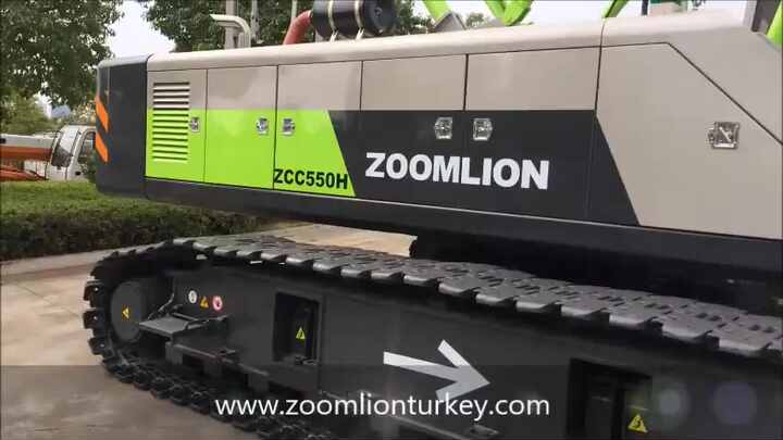 ZOOMLION ZCC550 55 Ton Crawler Crane - High Performance