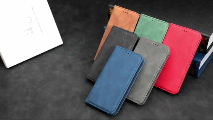 Cover OnePlus 9 Portafoglio In Pelle PU Blu – Custodia A Libro Con Chiusura Magnetica E Slot Carte - 2