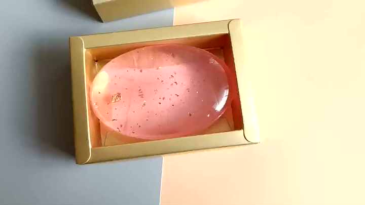OEM Private Label Handmade Organic 24k Gold L-Glutathione Collagen Face  Body Soap Shea Butter Vegan-Roses Lightening Whitening