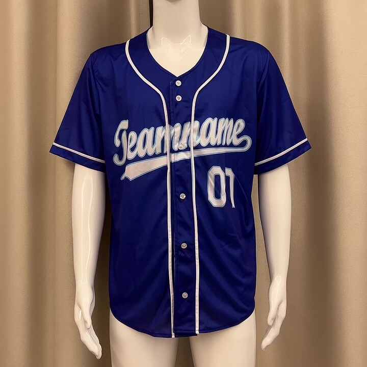 Sportswear Print On Demand Baseball Jersey Wholesale Print On