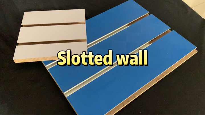 15mm/18mm Fibreboard Wall Retail Display MDF Board Slatwall Panel