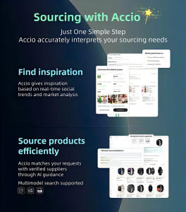 Accio’s AI-sourcing process has just one step: Get started!