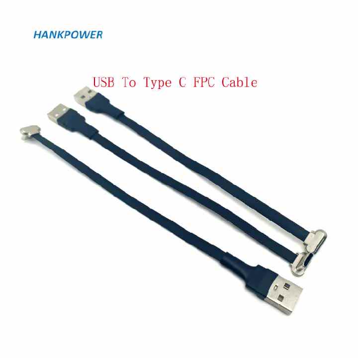 AWADUO Cavo USB 3.0 standard, angolo sinistro di 90 gradi USB 3.0 (tipo-A) maschio a USB 3.1 (tipo-C) a 90 gradi Side Bend cavo di prolunga connettore (1M