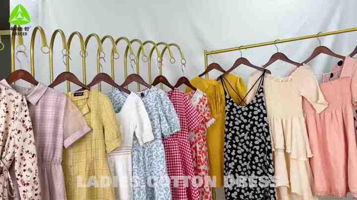 All Kinds of Fashion Ladies Cotton Dress High Quality Used Clothing