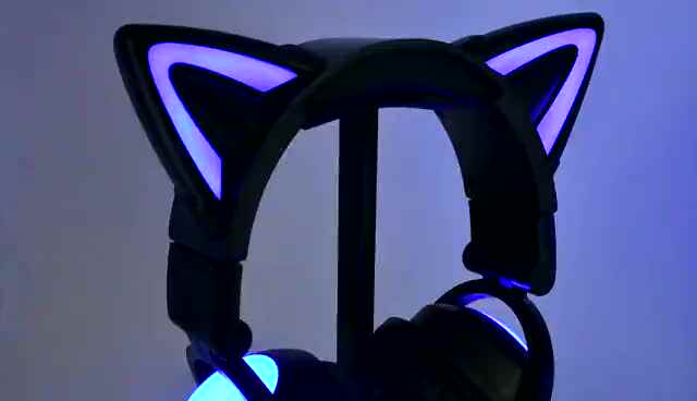 Cat Ear Wireless Blue Tooth Headphone Channel Stereo Music Game  Earphone With Bilateral Mic Noise Reduction Headsets