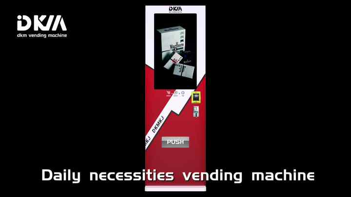 Dkmvending Bar Outdoor Touch Screen Automatic Cigarette Vending Machine  With Coin