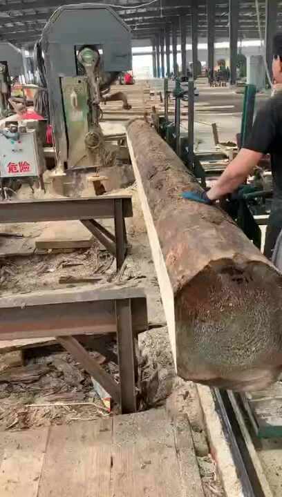 MJ3210 Vertical Wood Band Saw Mill with CNC Log Carriage
