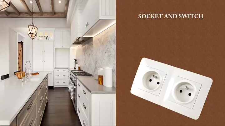 European Standard Gang Way Way Switch Grey Flame Retardant