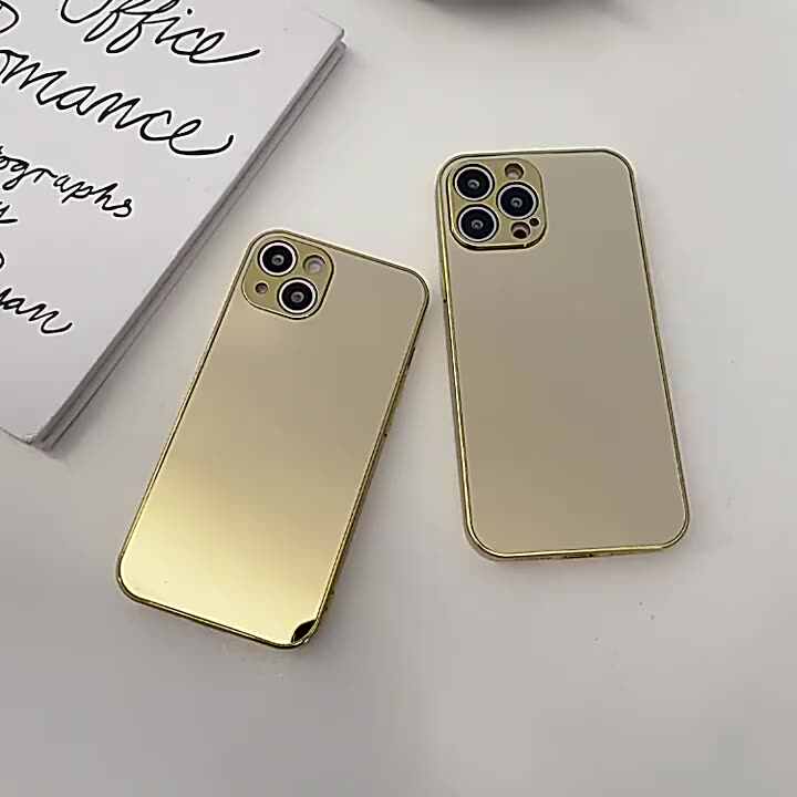 For Iphone 13 Pro Max Golden Case 24K - Luxury & Protection