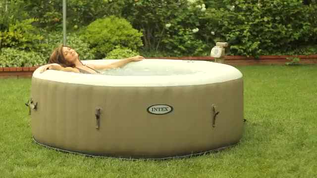 INTEX Purespa Bubble Massage 4-6 Person Inflatable Pool - Main Image