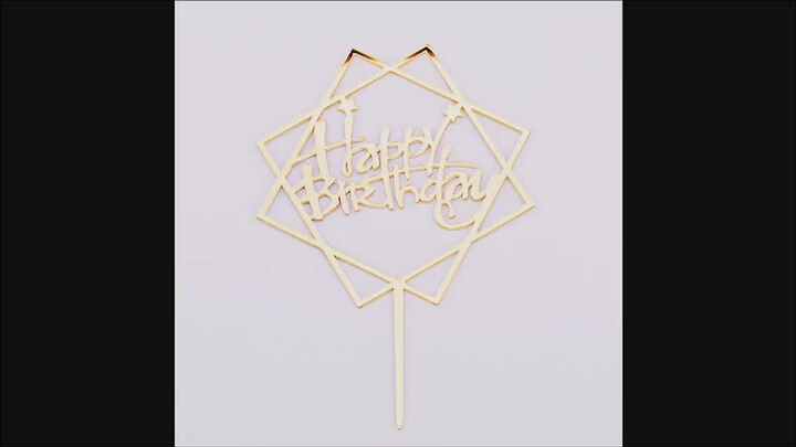 Mr & Mrs Topper Per Torta Matrimonio – Acrilico Rosa Specchiato, Fatto In Germania, 15 Cm