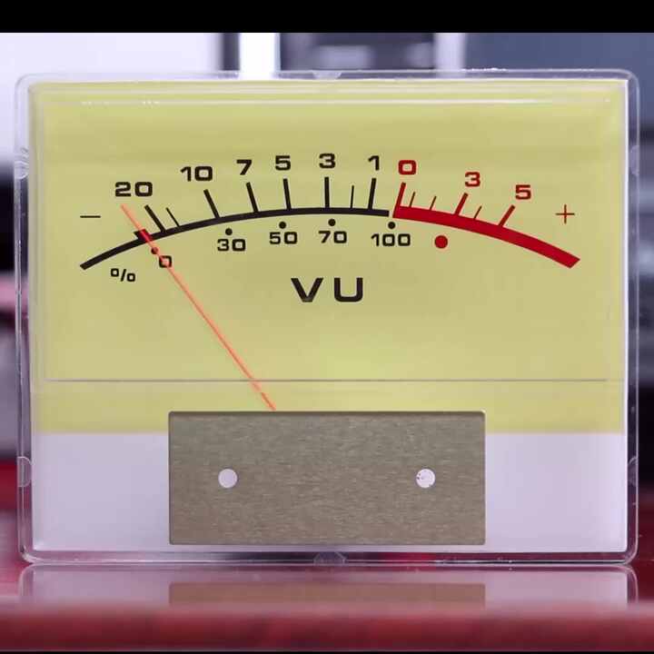 VUメーター VU-73 アナログパネルメーター DC 1mA ±10% 用途: 音響試験