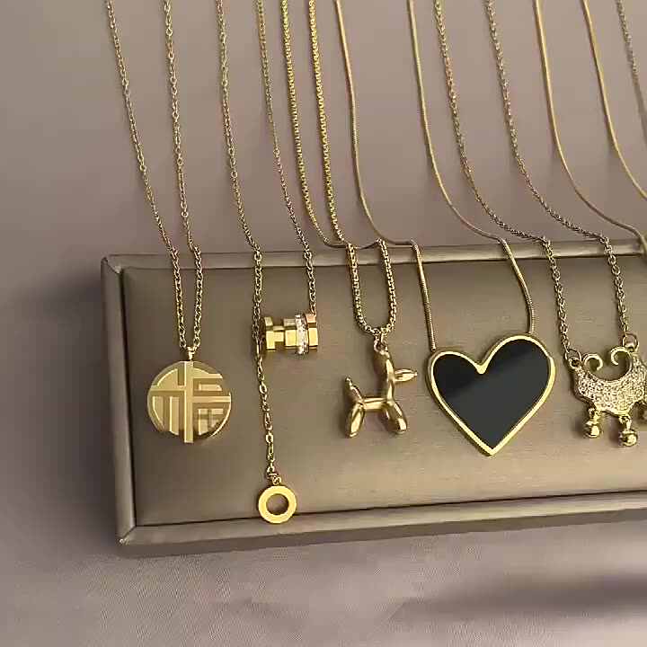 Wholesale Korean Fashion Stainless Steel Jewelry Heart Pendant