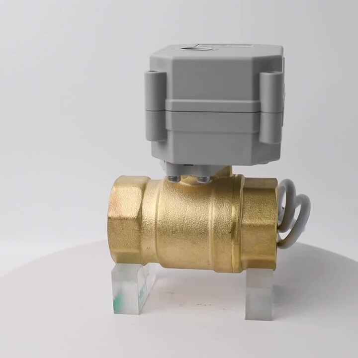 U.S. Solid Valvola A Sfera Motorizzata In Ottone A 3 Vie - Valvola Di