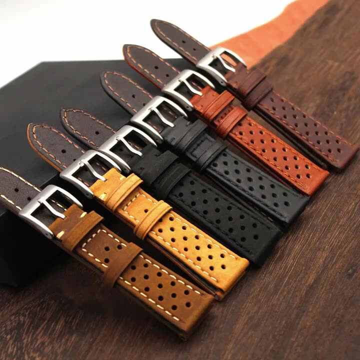 The Horse Watch Strap Premium Rally Racing Leather Band