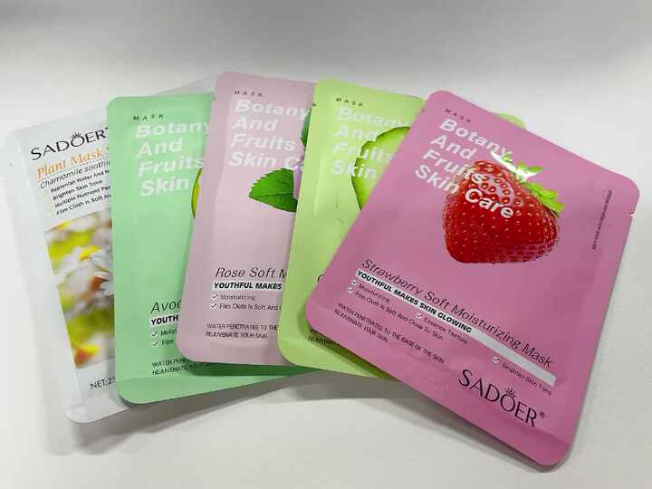 Oem Sadoer Face Mask Honey Rose Coconut Green Tea Aloe Vera Skin Care