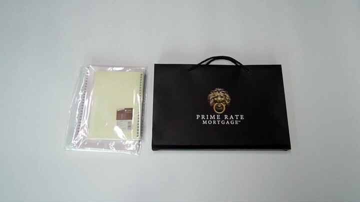 Paperist 6 Sacchetti Regalo In Carta Nera 30x23x12cm - Borse Resistente Con Manici In Cotone, Carta Spessa 250g, Con Strass Lucidi, Ideali Per Gioielli - 6
