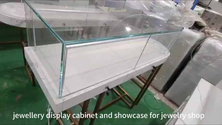 店頭引き渡し 中古 ショーケース 照明付き ガラス ジュエリーショー