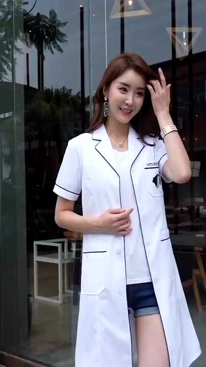 chinese dress ladies Aurora Tunic White | Spa and Salon Uniform