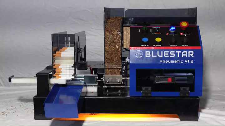 BUFFALO Full-Automatic Pneumatic Cigarette Rolling Machine 3600  Cigarettes/Hour Piston Filling 0.1-0.5g Accuracy Easy Operate