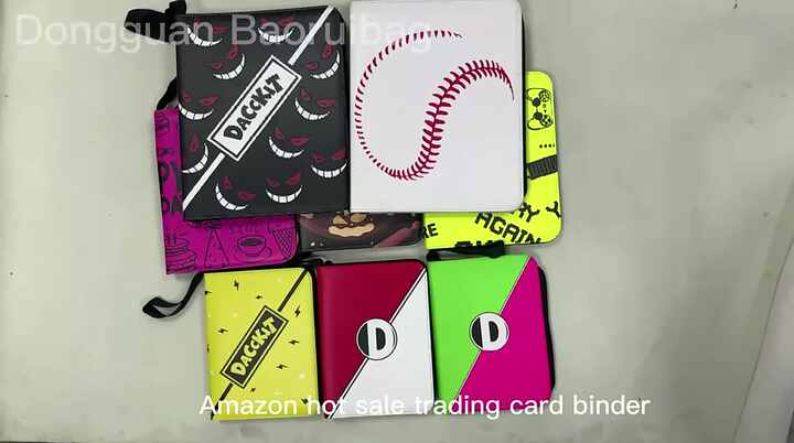 2.5x3.8 Inch Card Protector 80 Pocket Binder For Animal Crossing Amiibo  Cards - 40 Removable Sleeves Leaf Design Album PVC Free Card Collection  Binder