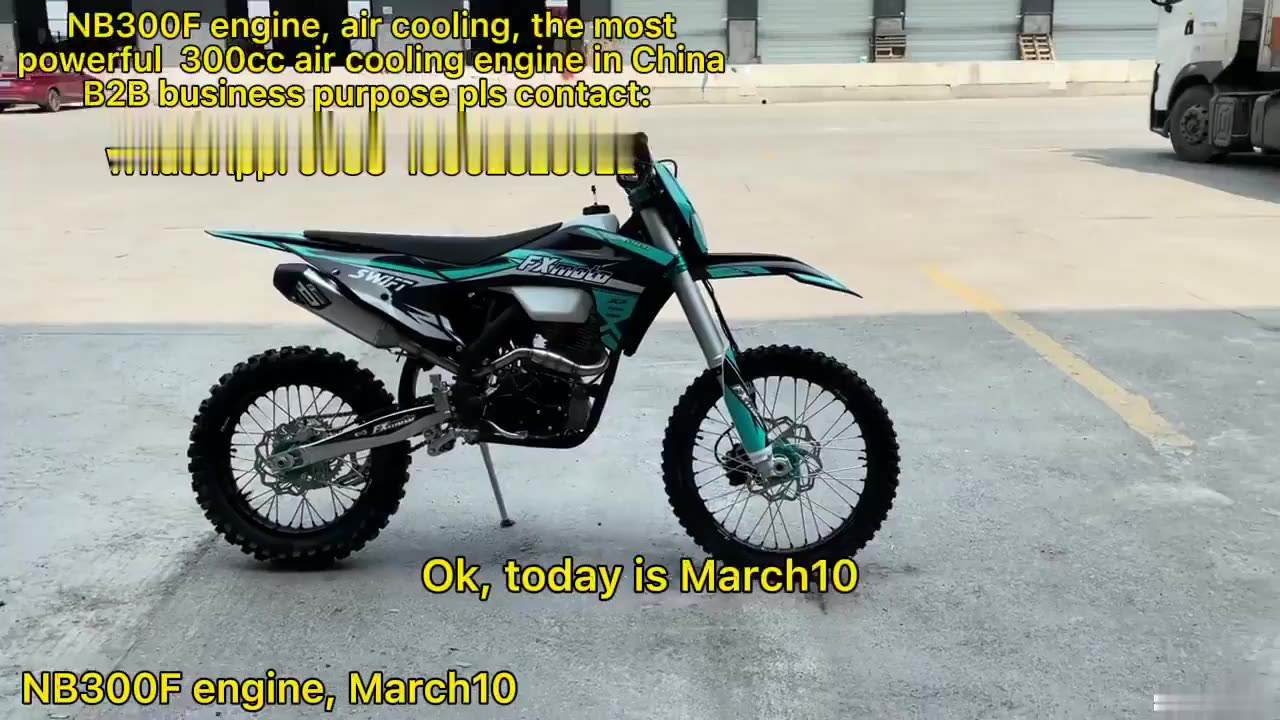 2022 Nicot KR300NBF-3 Dirt Bike - 300cc off-Road Motorcycle