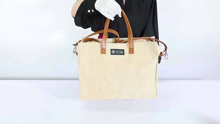 Custom High Quality Luxury White Pu Leather Ladies Tote Handbag