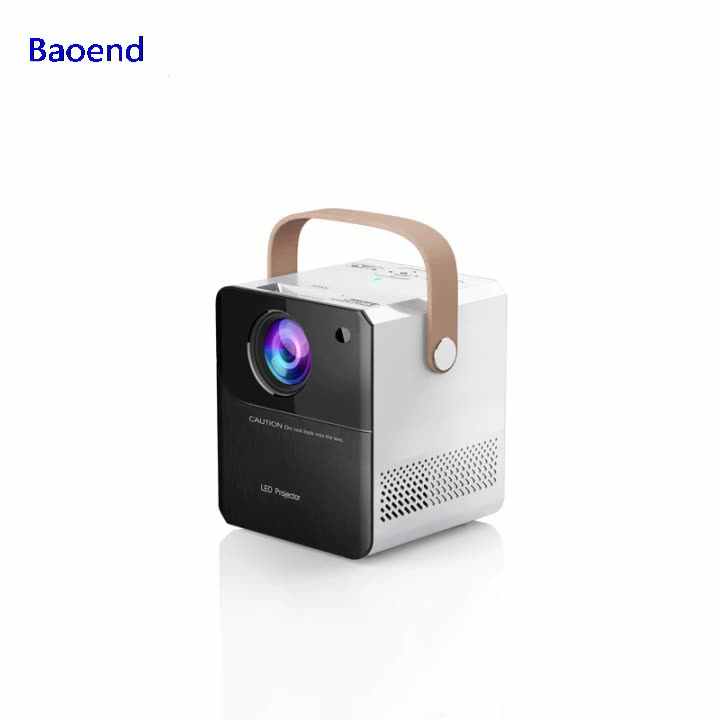 Hd Mini Projector With Android 9 & Built-in Speakers For Home Cinema