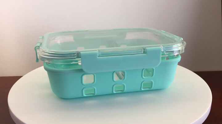 Silicone Protection Glass Lunch Box Durable Versatile