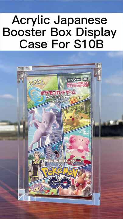 pokemon go booster box case Pokémon Japanese professional presentation PATHER. Pokemon Booster Box Display