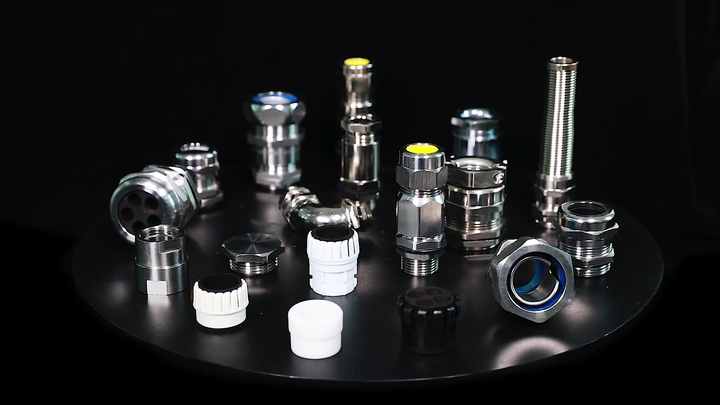 定価77.000円 付属品完備 GLAND STADS RING 23号 PG 21 Nickel Plated Brass Standard Dome Cable Gland | Cord Grip