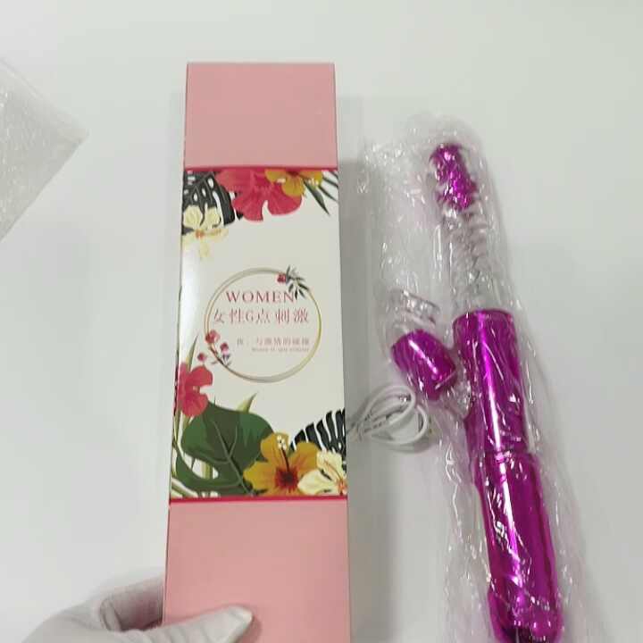 Silicone Rotating Temperature Rise Multi Speed USB Recharge Rabbit Vibrator  Sex Adult Toys