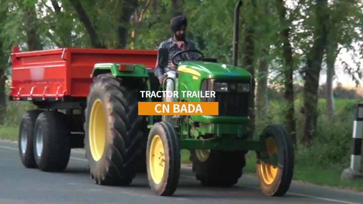 農業用トランスポーターチッピングトレーラーファームガーデン