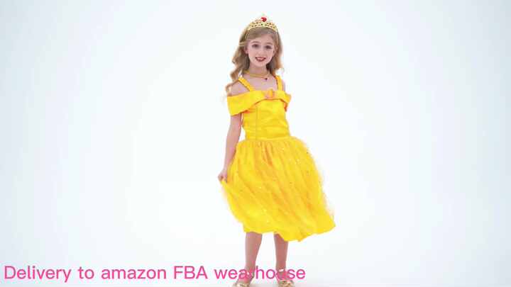 princess belle dress amazon Amazon.com: Drofe Princess Dress Costume for Women Yellow Dress Prom Party Adult (S) : Clothing, Shoes & Jewelry