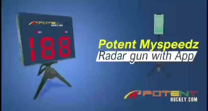 Radar De Vitesse Pour Baseball Myspeedz 2.0 - Affichage Numérique Et