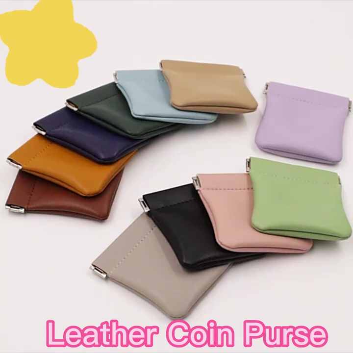 Wholesale Custom Faux Leather Coin Purse Unisex Organizer