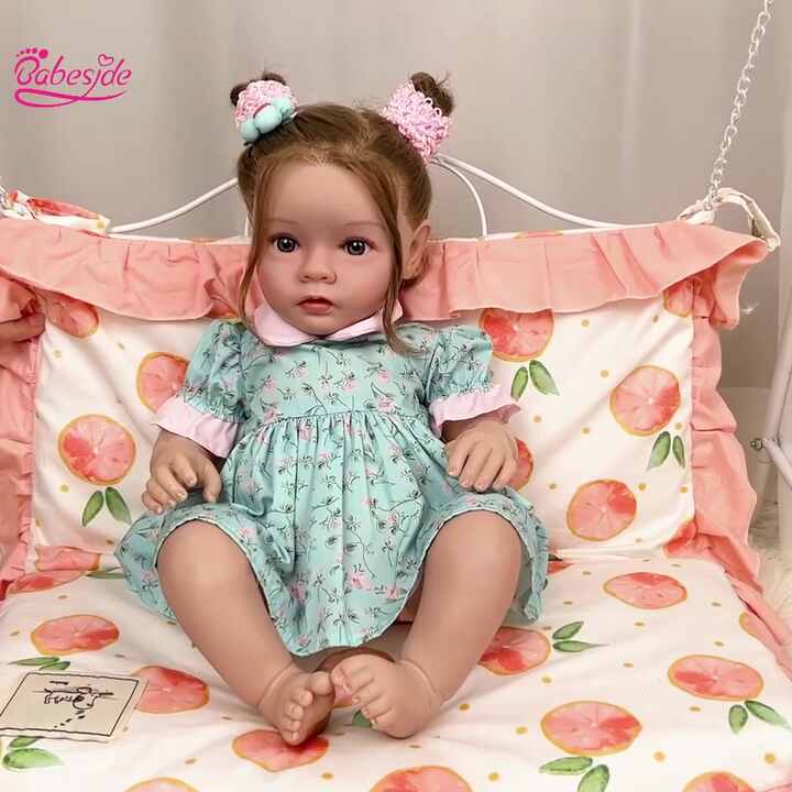 BABESIDE Lifelike Reborn Baby Dolls - Sleeping Realistic Newborn Soft Body Real Life Girl Dolls With Accessories Gifts For Kids Age 3 Collection, 20 Inches | Guatemala - View #7