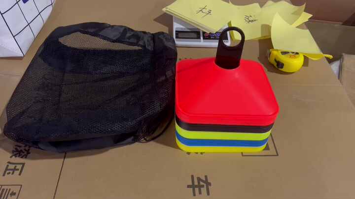 Mini Square Soccer Cones Durable Football Training Equipment