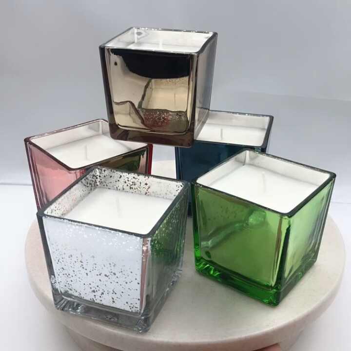candle jars with electroplating - buy candle jar,glass jars for