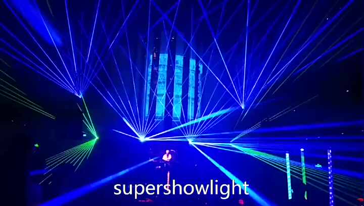 ILDA 5W RGB Animation Laser Projector - 10W DJ Party Lights with