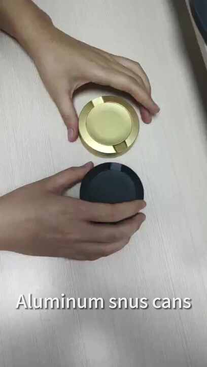 custom tobacco cans Custom Snus Cans Aluminum Tobacco Tin Box Large Cnc Milling Machine Micro  Machining Snus Container Metal Tin Can