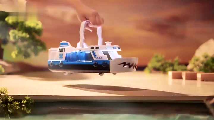Ship Shark Bot Yükleyici Oyun Aracı - Assembling Park Yeri Oyuncağı