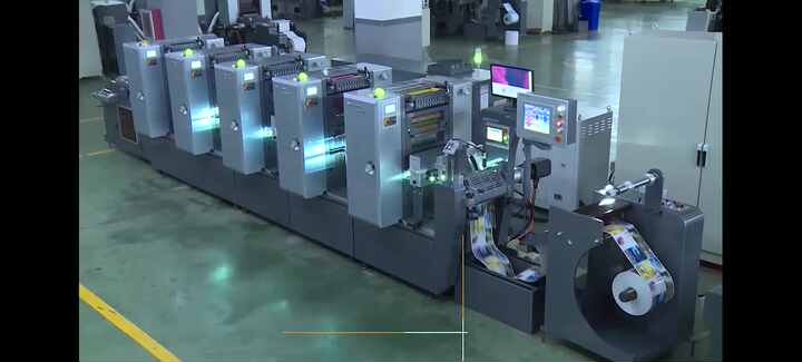 ZX-320 4-6 Color Offset Printing Machine for Labels - Automatic