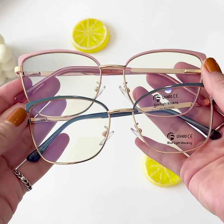 ナナ•*¨*•.¸♬︎mahalmixage Black Rectangle Glasses #4441721 | Zenni Optical