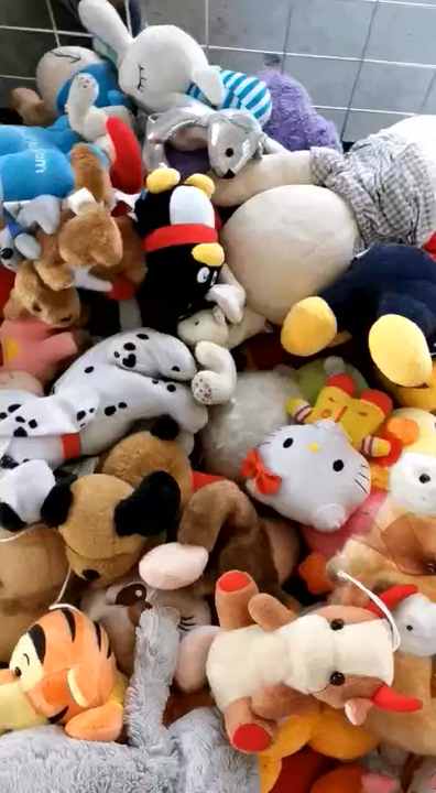 Giocattoli di peluche usati Per la varietà di balle giocattoli imbottiti di  seconda mano 45 kg -90 kg Per balla