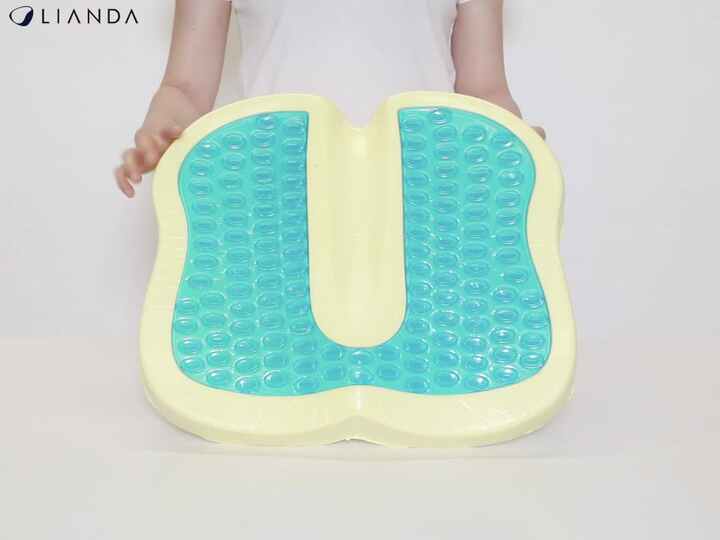 Cooling Car Seat Cushion Shock-absorbent Gel Driver Seat Cushion