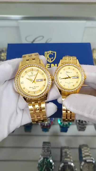 Chenxi 8215 Men's Luxury Wrist Watches - Calendar Glow Gold